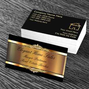 Elegant Real Estate Business Cards