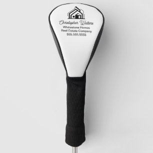 Elegant Real Estate Company Customised Realtor Golf Head Cover