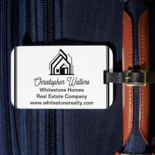Elegant Real Estate Company Customised Realtor Luggage Tag
