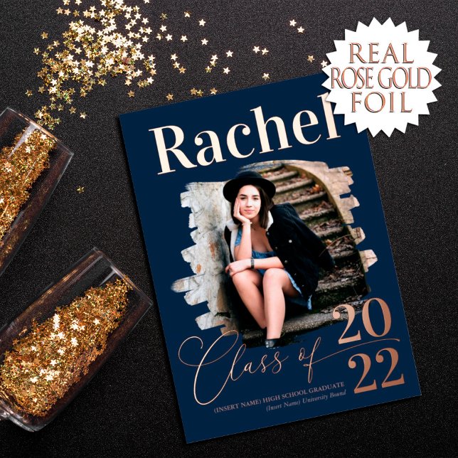 Elegant Real Rose Gold Class of Graduation (Creator Uploaded)