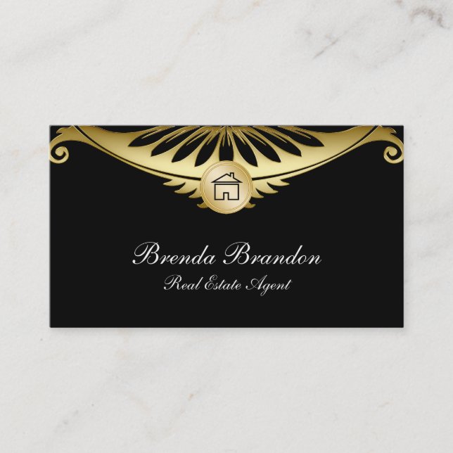 Elegant Realtor Business Cards (Front)