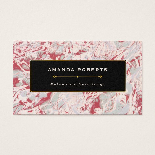 Elegant Red and Black Watercolor (Front)