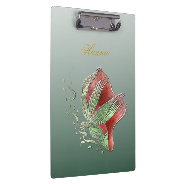 Elegant Red and Green clipboard  (Right)