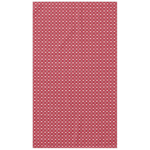 Elegant Red and White Hearts Damask Pattern Tablecloth