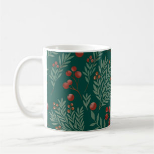 Elegant Red Berry Christmas Mug