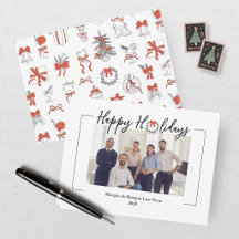 Elegant Red Black Christmas Holiday