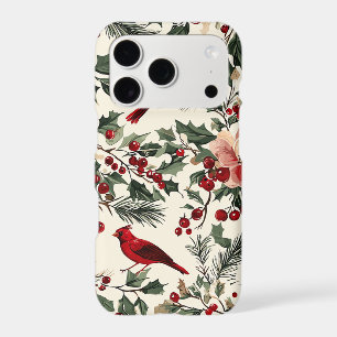 Elegant Red Cardinal Winter Botanical Cream