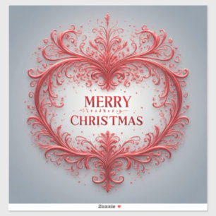 Elegant Red Christmas Ornament