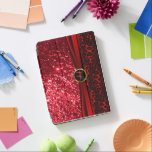 Elegant Red Glitter and Leopard Skin iPad Pro Cover<br><div class="desc">Elegant Red Glitter and Leopard Skin Pattern. iPad Cover ready for you to customise. ⭐This Product is 100% Customisable. *****Click on CUSTOMIZE BUTTON to add, delete, move, resize, changed around, rotate, etc... any of the graphics or text or use the fill in boxes. ⭐99% of my designs in my store...</div>