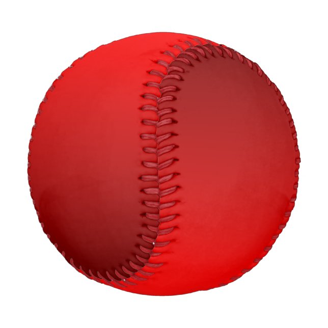 Elegant Red Gradient   Baseball (Angled)