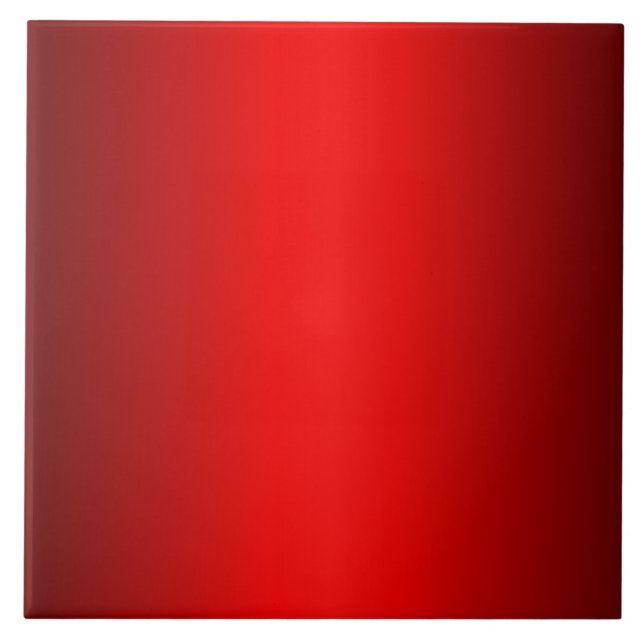 Elegant Red Gradient  Ceramic Tile (Front)