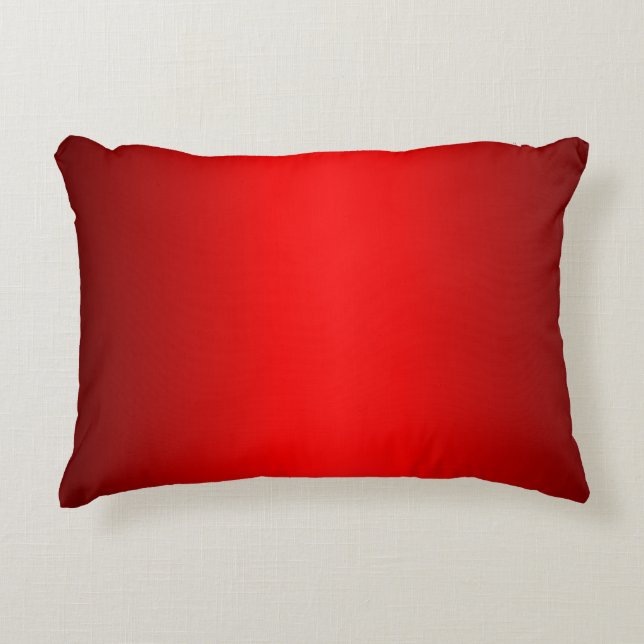 Elegant Red Gradient   Decorative Cushion (Front)
