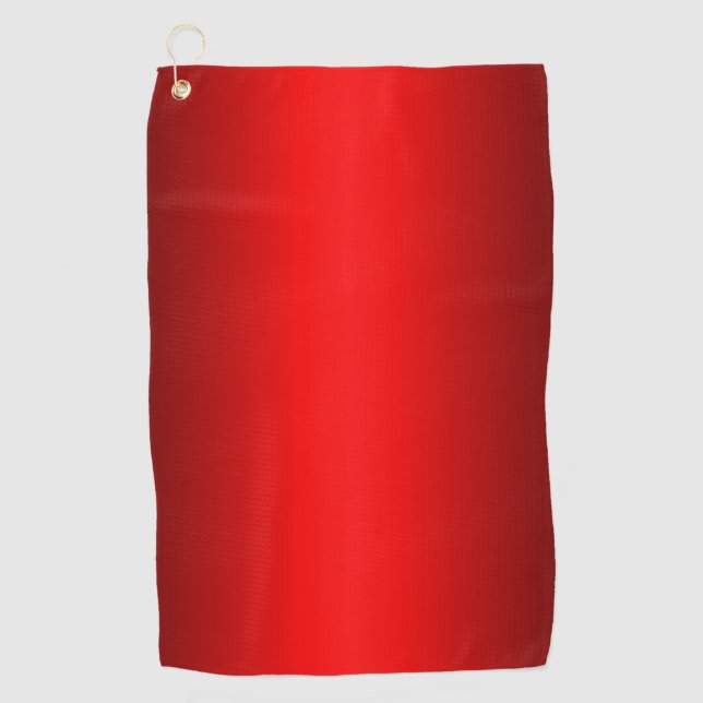 Elegant Red Gradient   Golf Towel (Front)