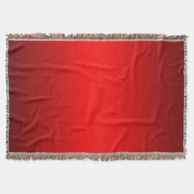 Elegant Red Gradient   Throw Blanket (Front)