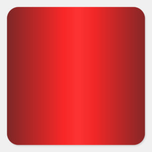 Elegant Red Gradient to Black  Square Sticker