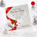 Elegant Red Loop Silver Bells Christmas Invitation<br><div class="desc">Elevate your festive season with this custom, elegant Red Loop Silver Bells Christmas Invitation. Our product features a tasteful red loop design, embellished with silver bells that perfectly capture the joyous spirit of Christmas. This intricately crafted invitation is not just a card, but an unforgettable experience for your loved ones....</div>