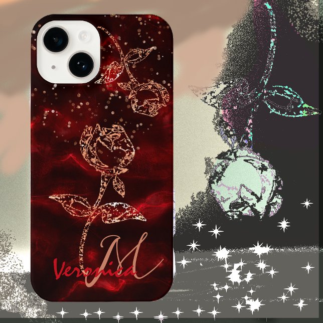 Elegant Red Phone Case (Elegant Red Phone Cas)
