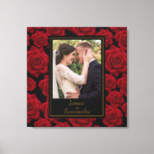 Elegant Red Rose – Custom Photo