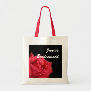 Elegant Red Rose Junior Bridesmaid Gift Bag