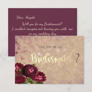 Elegant Red Roses Falling Leaves  Invitation