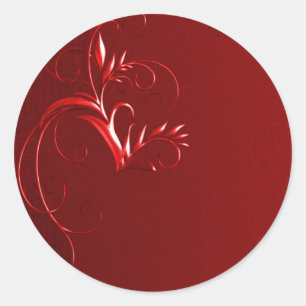 Elegant Red Wedding Envelope Seals