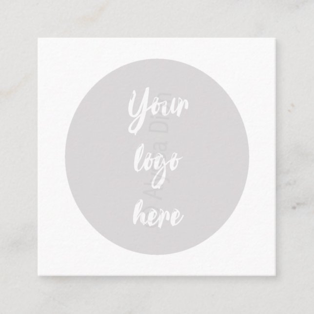 Elegant Referral Card (Blue Background) (Front)