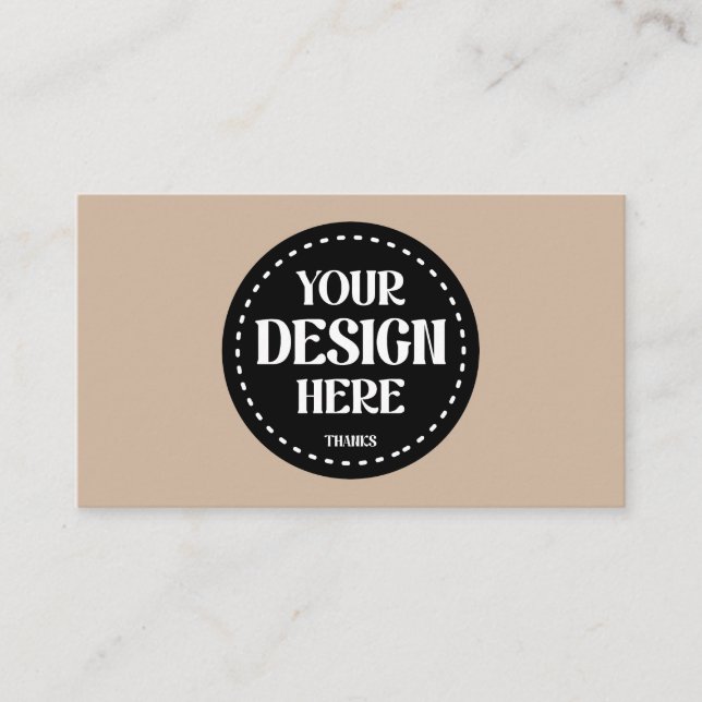 Elegant, refined, sleek & minimalist business card (Front)