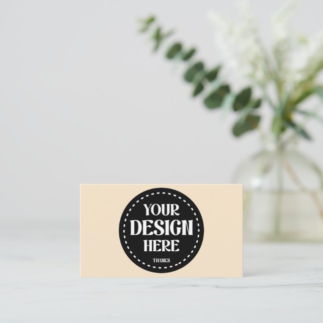 Elegant, refined, sleek & minimalist enclosure card (Standing Front)
