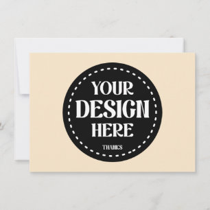 Elegant, refined, sleek & minimalist holiday card