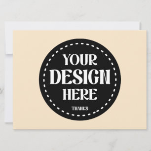 Elegant, refined, sleek & minimalist holiday card