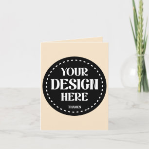 Elegant, refined, sleek & minimalist holiday card