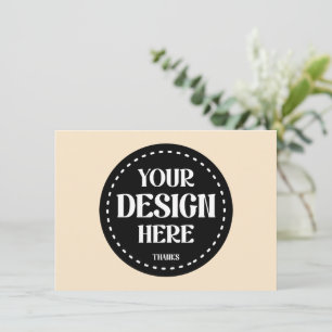 Elegant, refined, sleek & minimalist invitation