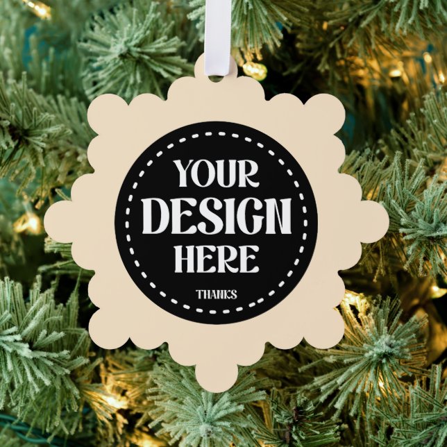 Elegant, refined, sleek & minimalist tree decoration card (Insitu (Tree))