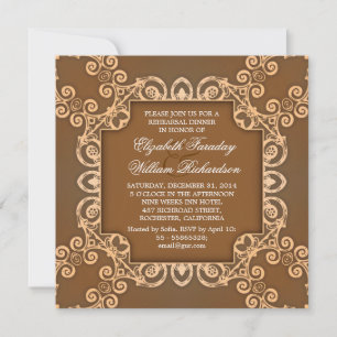 elegant rehearsal dinner invitations