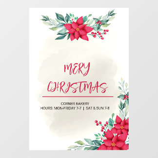 Elegant Reindeer Floral Christmas Holiday Party