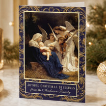 Elegant Religious Virgin Mary Angels Music