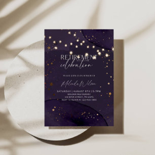 Elegant Retirement Celebration Party Invitation
