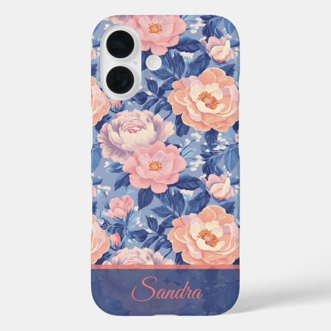 Elegant Retirement Gift Rose Custom Case-Mate iPhone Case (Back)