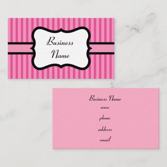 Elegant Retro Business Cards (Front/Back)