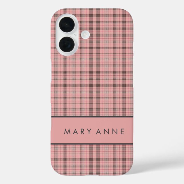 Elegant Retro Chequered Case (Back)