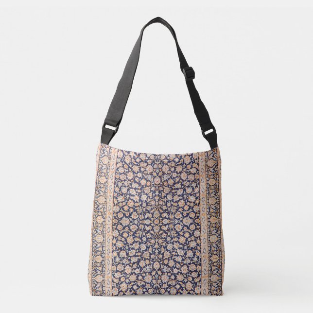 Elegant Retro Modern Vintage Persian Crossbody Bag (Front)