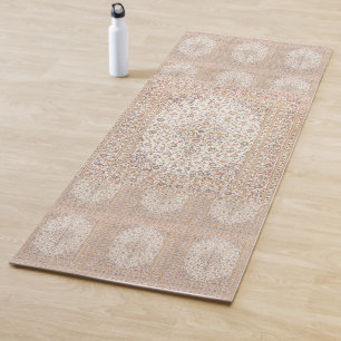 Elegant Retro Modern Vintage Persian Yoga Mat