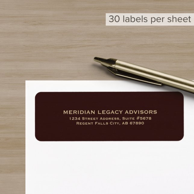 Elegant Return Address Label (Creator Uploaded)