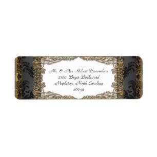 Elegant Return Debusschère Address Label