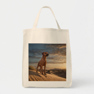 Elegant Rhodesian Ridgeback Grocery Tote
