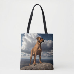 Elegant Rhodesian Ridgeback Shoulder Tote