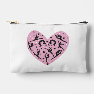 Elegant Rhythmic Gymnastics Two-Sided Make up Accessory Pouch