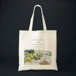 Elegant River Cruise Country Landscape Wedding Tote Bag<br><div class="desc">River Cruise Country Landscape Theme Collection.- it's an elegant script watercolor Illustration of  river cruise sailing through elegant countryside,  perfect for your river cruise wedding & parties. It’s very easy to customise,  with your personal details. If you need any other matching product or customisation,  kindly message via Zazzle.</div>