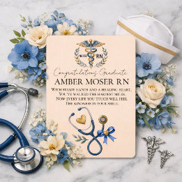 Elegant RN Graduation Tribute