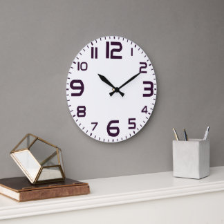 Elegant Roman Numerals Clock Face Design